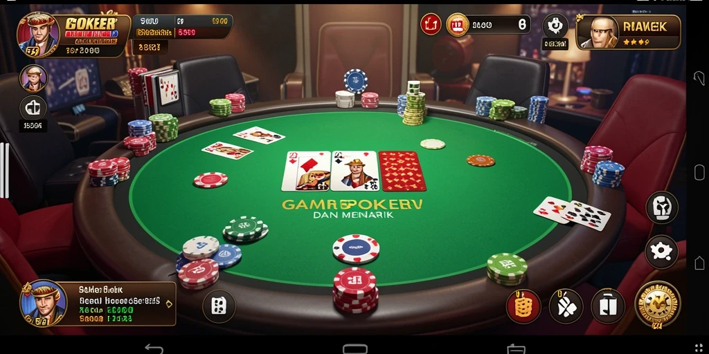 Gameplay menarik di 5ZK dengan berbagai turnamen Poker.