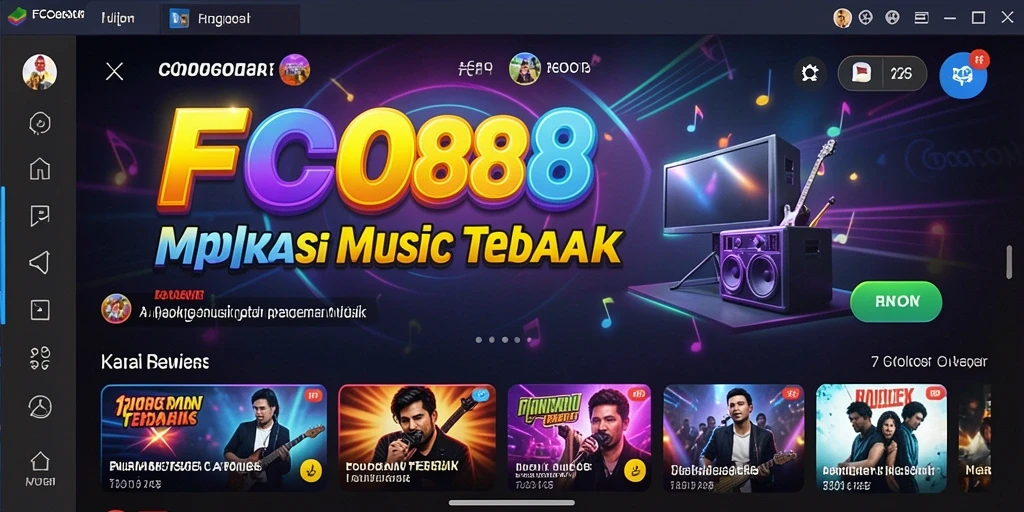 Tampilan gameplay FC888 dengan pengalaman musik yang mendebarkan.