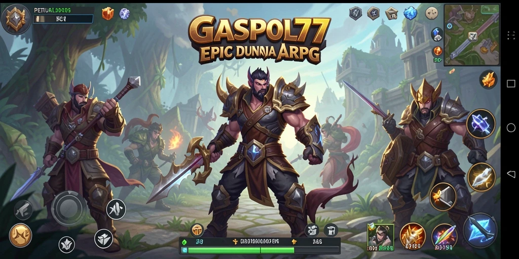 Gameplay ARPG yang seru dan penuh aksi dalam GASPOL77.