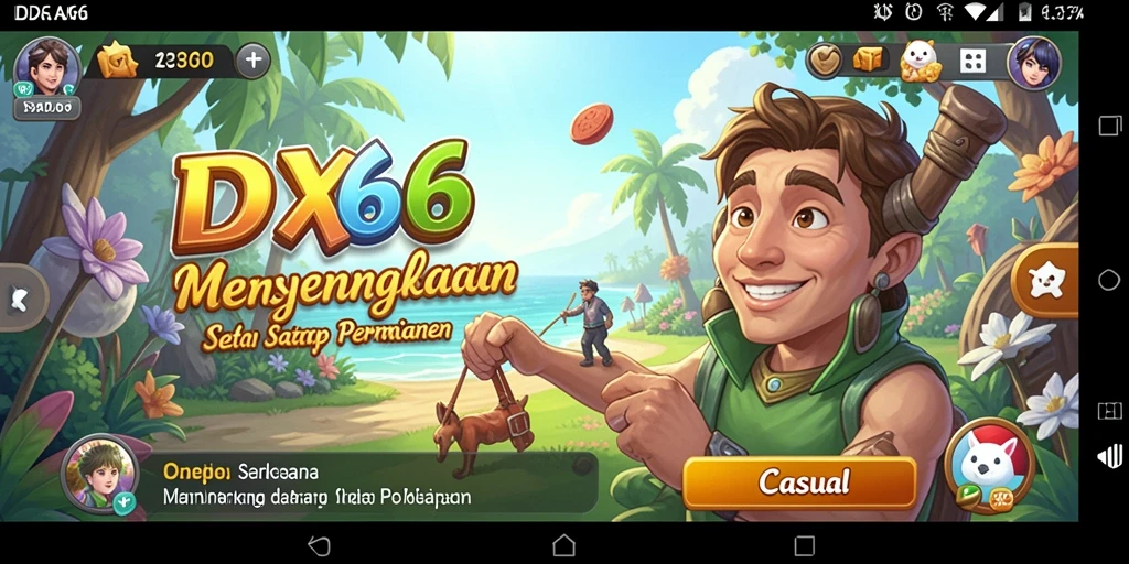 Tampilan gameplay menarik dari IDX66 di dalam permainan Casual.