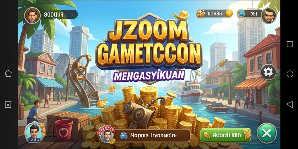 Tampilan gameplay J200M yang menarik dan interaktif.