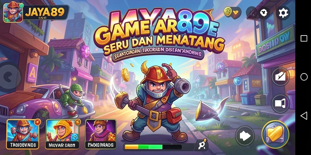Screenshot gameplay JAYA89 yang menunjukkan aksi seru di game arcade.
