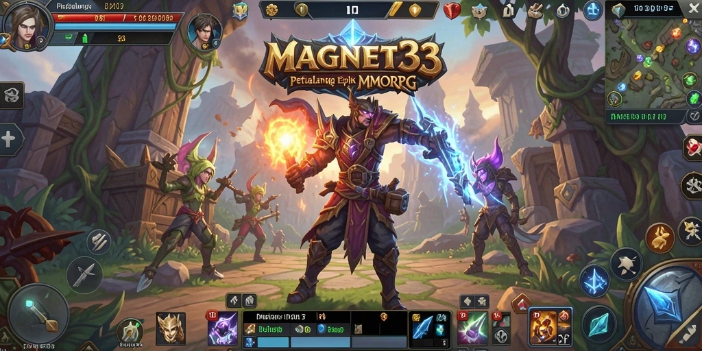 Tampilan mendebarkan dari aksi pertempuran di MAGNET33