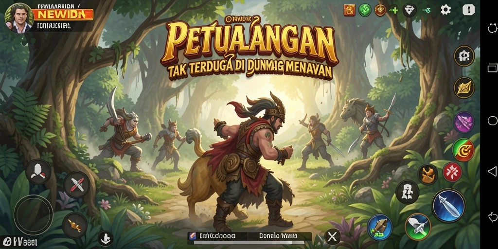 Gameplay seru dan menantang dalam petualangan NEWIDN.