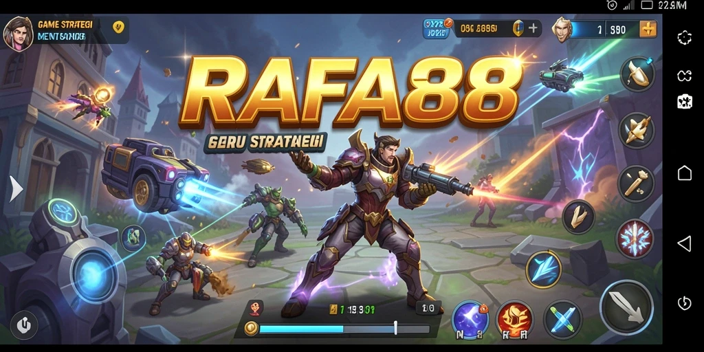 Tampilan gameplay RAFA88 yang menantang dan strategis.