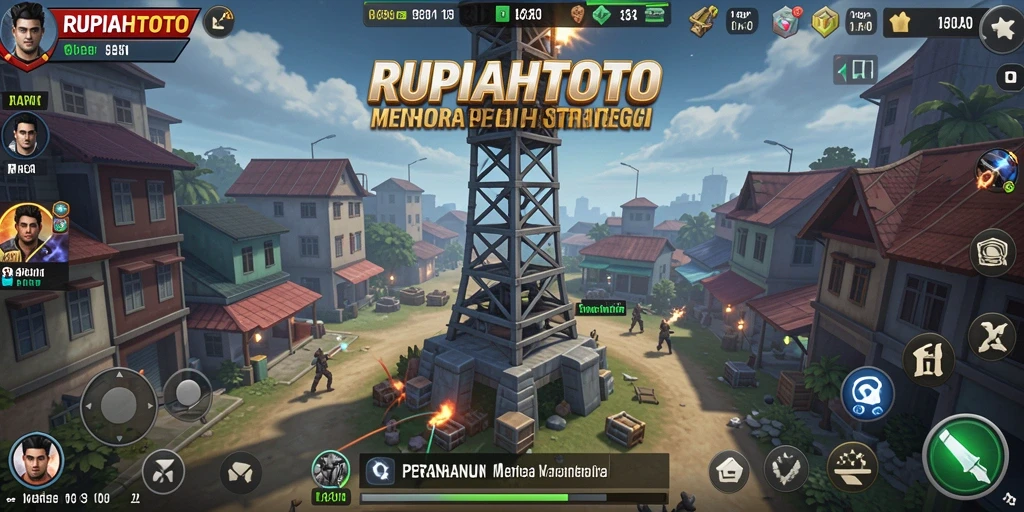 Tampilan gameplay <strong>RUPIAHTOTO</strong> yang seru dalam genre Tower Defense.