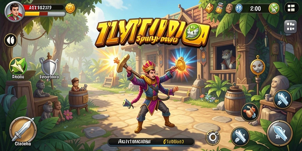 Screenshot gameplay TVTOTO menampilkan aksi seru dan menegangkan.