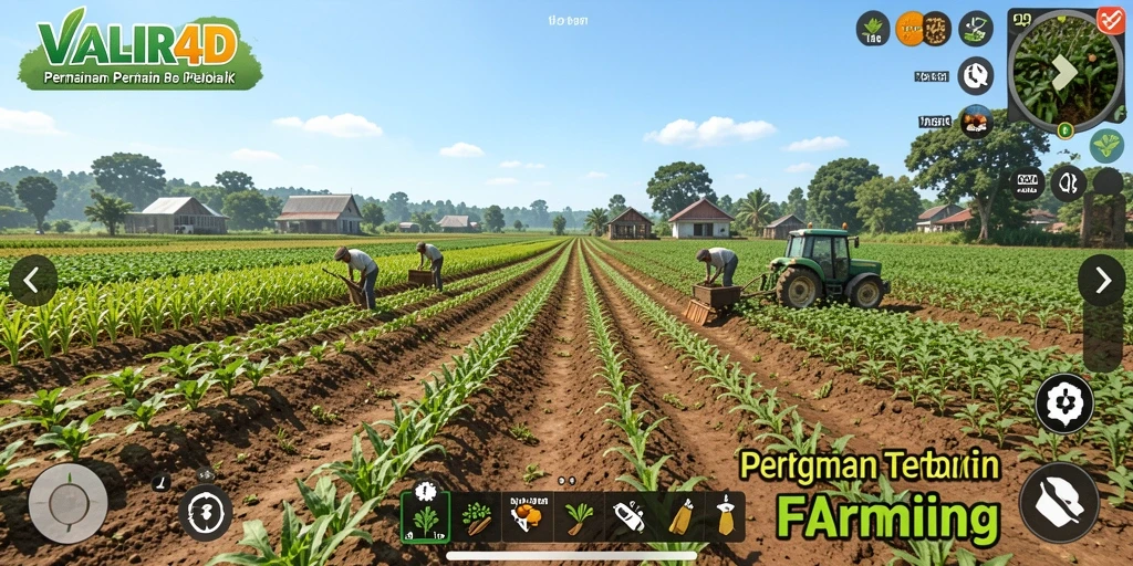Gameplay menarik dengan pengelolaan pertanian yang seru dan realistis.